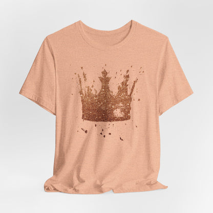 Golden Crown T-Shirt — Vintage Royalty Graphic Tee
