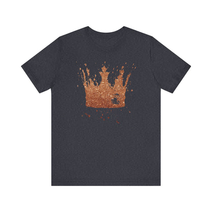 Golden Crown T-Shirt — Vintage Royalty Graphic Tee