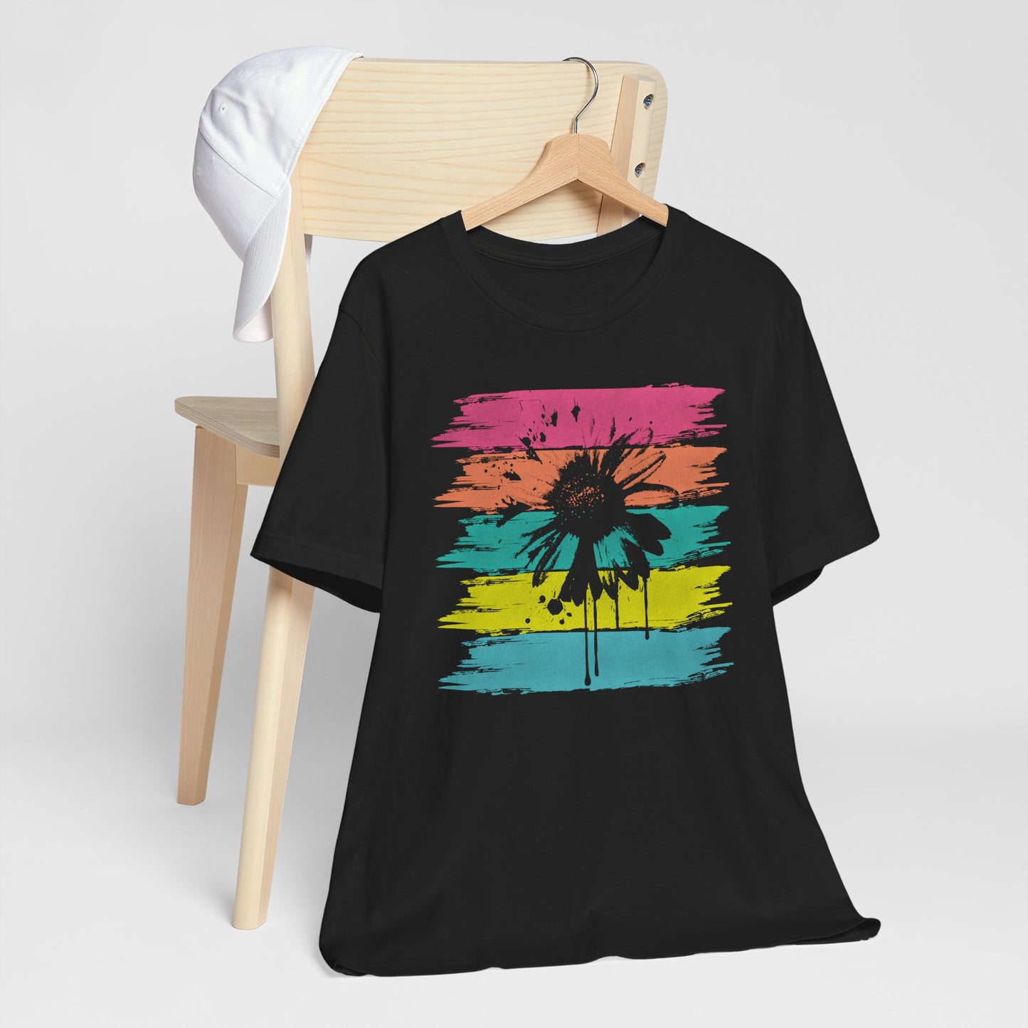 Paint-Splatter Daisy T-Shirt