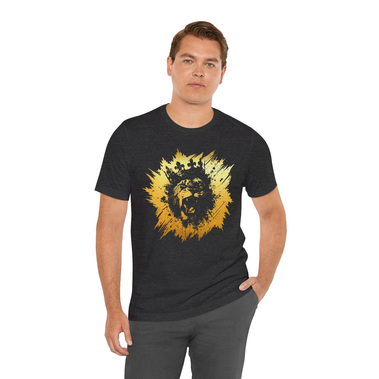 Golden King T-Shirt — Grunge King Graphic Tee