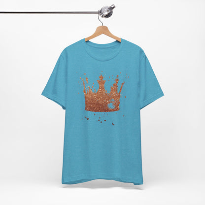 Golden Crown T-Shirt — Vintage Royalty Graphic Tee