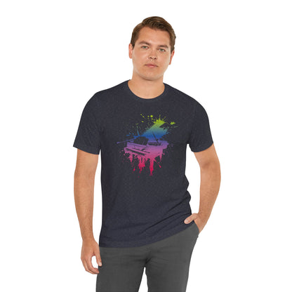 Play me to the Moon T‑Shirt — Colorful Music Lover Tee