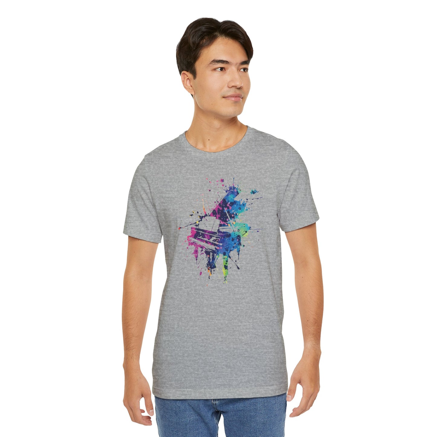 Play me to the Moon T‑Shirt — Colorful Music Lover Tee