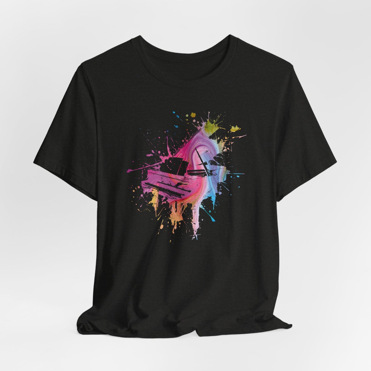 Play me to the Moon T‑Shirt — Colorful Music Lover Tee