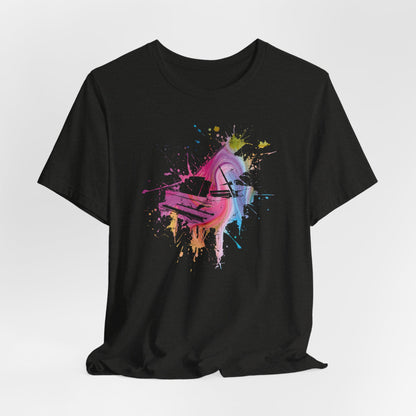 Play me to the Moon T‑Shirt — Colorful Music Lover Tee