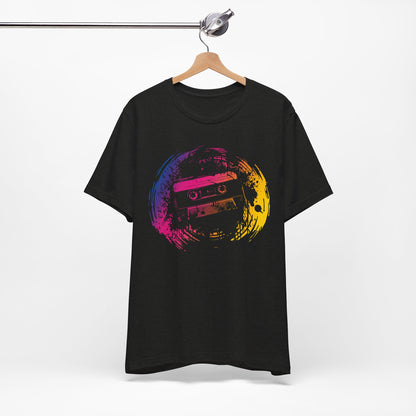 Retro Cassette Tape Tee — Vintage 80s Music Graphic T-Shirt