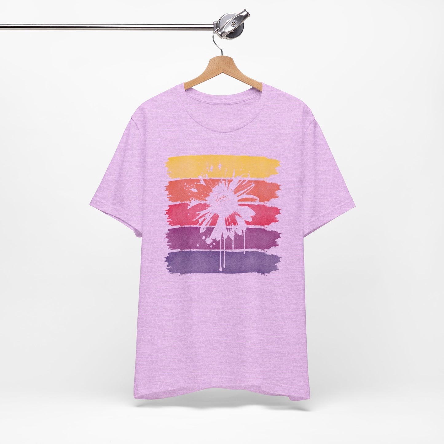Paint-Splatter Daisy T-Shirt