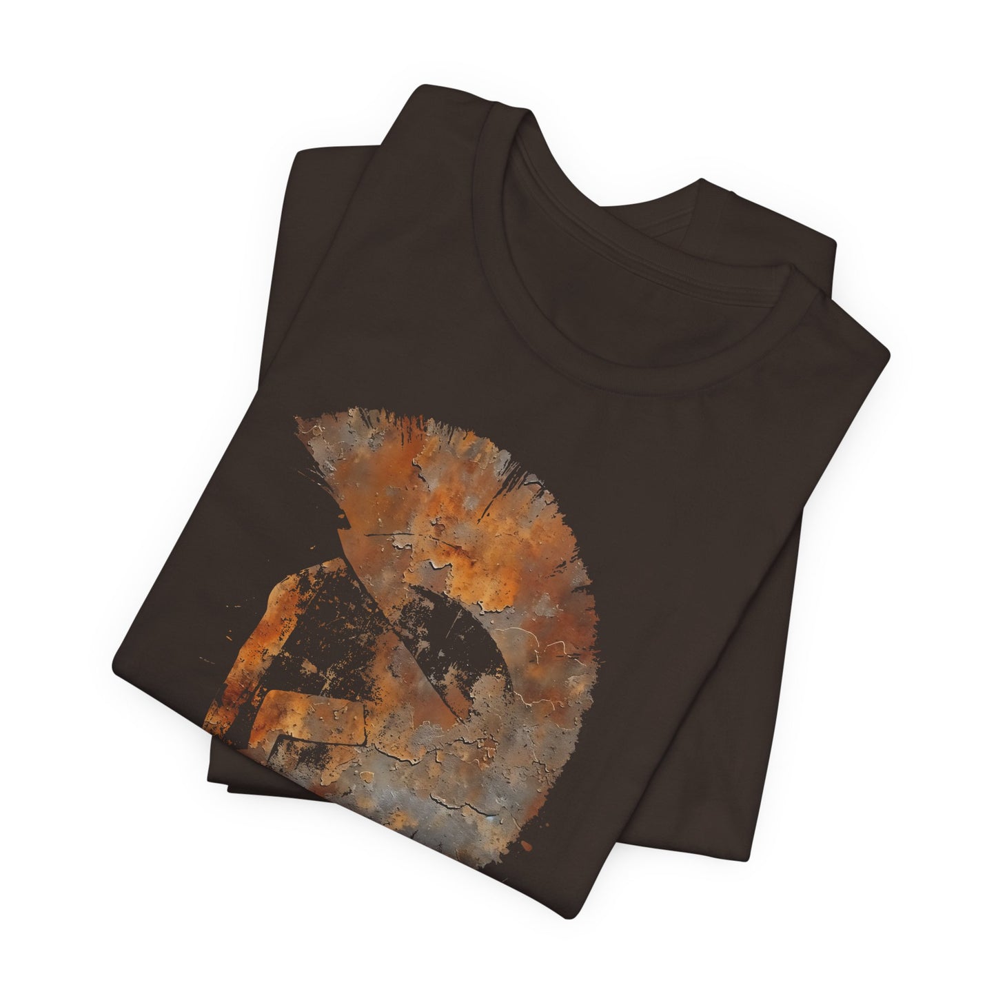 Spartan Helmet T‑Shirt — Rustic Warrior Graphic Tee