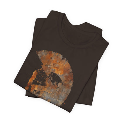 Spartan Helmet T‑Shirt — Rustic Warrior Graphic Tee