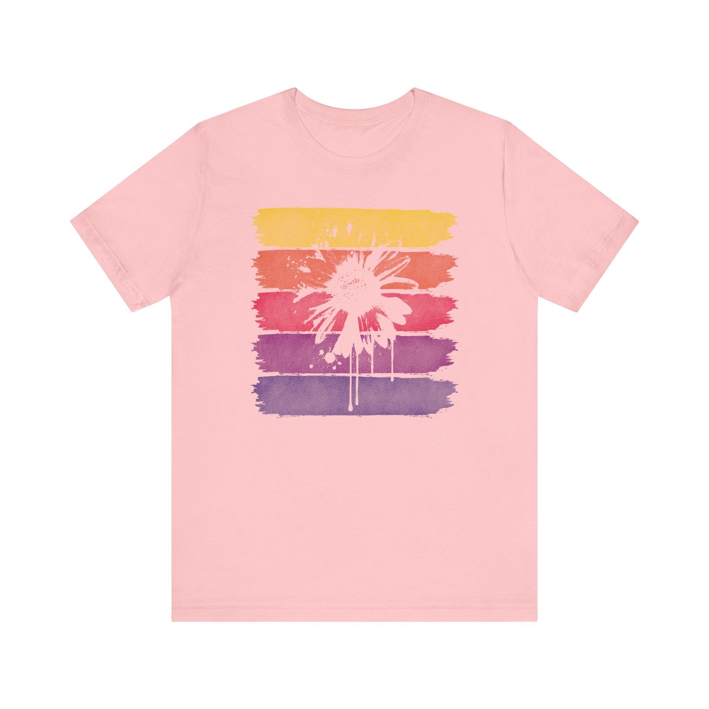 Paint-Splatter Daisy T-Shirt