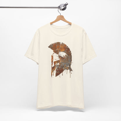 Spartan Helmet T‑Shirt — Rustic Warrior Graphic Tee