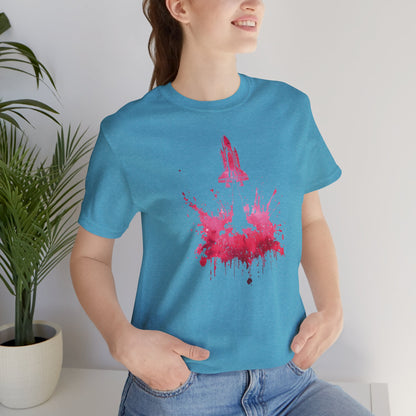 Galaxy Rocket Splash T-Shirt