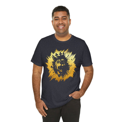 Golden King T-Shirt — Grunge King Graphic Tee
