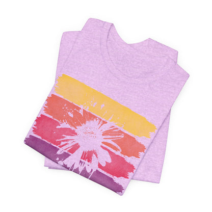 Paint-Splatter Daisy T-Shirt