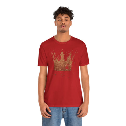 Golden Crown T-Shirt — Vintage Royalty Graphic Tee