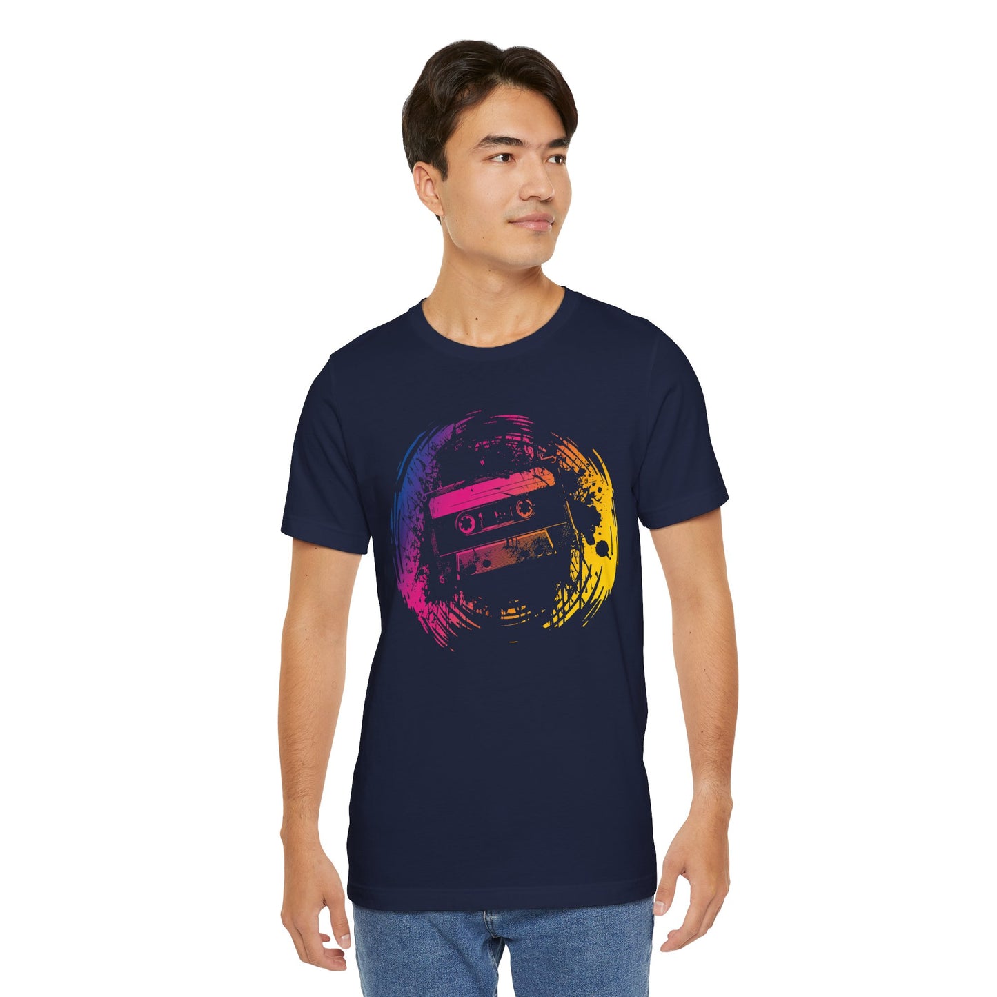 Retro Cassette Tape Tee — Vintage 80s Music Graphic T-Shirt