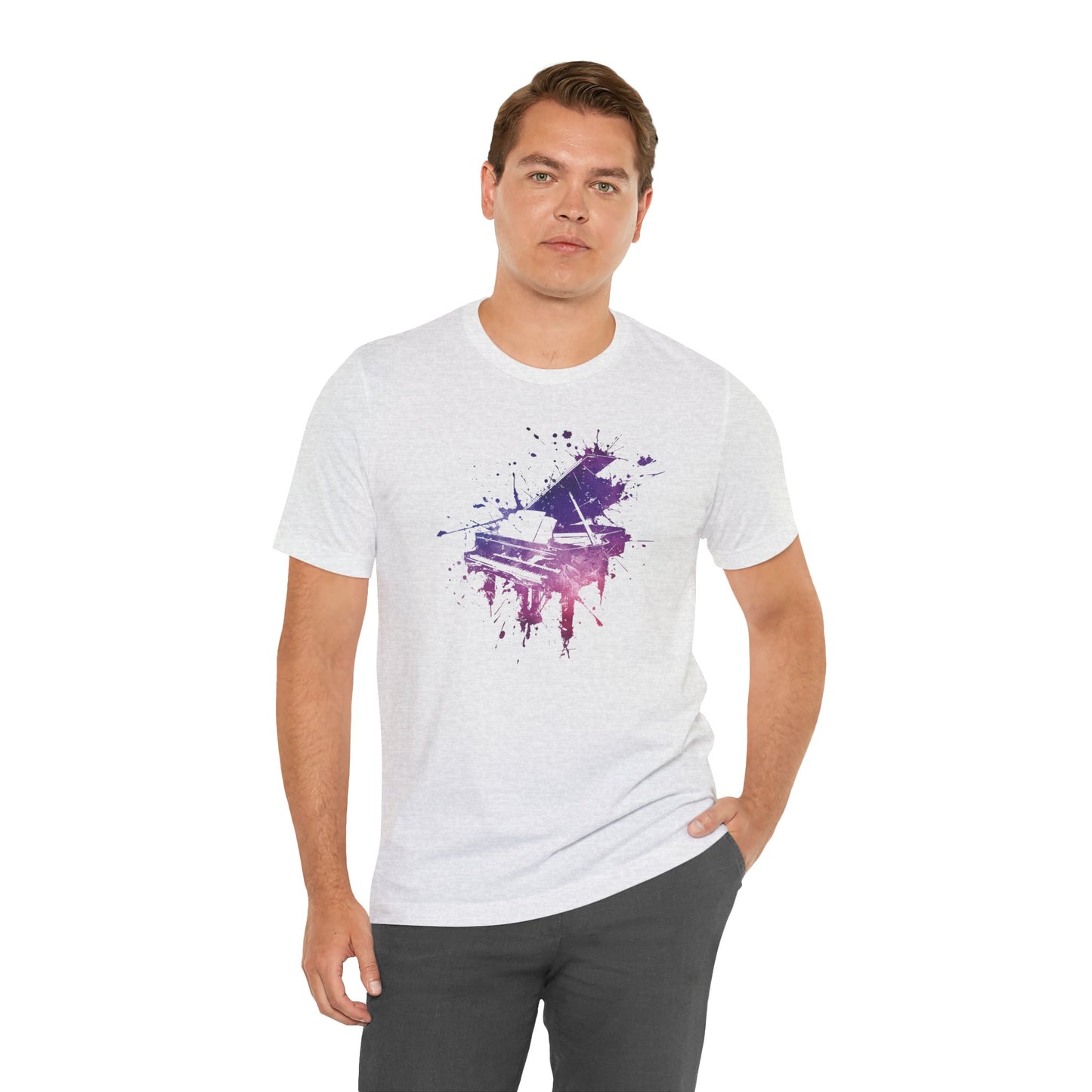 Play me to the Moon T‑Shirt — Colorful Music Lover Tee