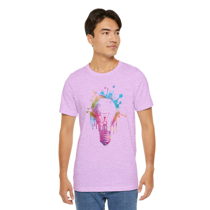 Creative Idea T-Shirt — Colorful Paint Splash Idea Tee