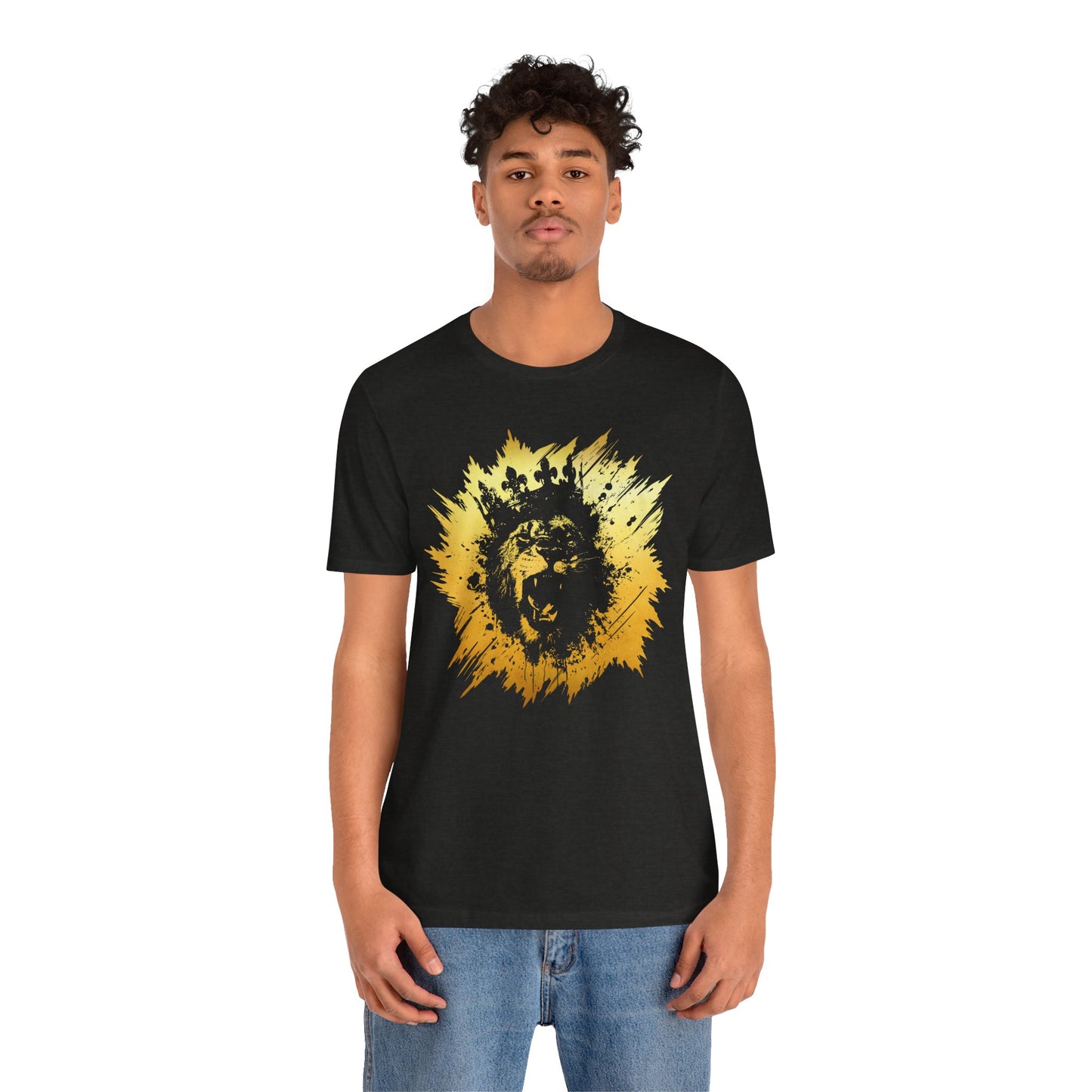 Golden King T-Shirt — Grunge King Graphic Tee