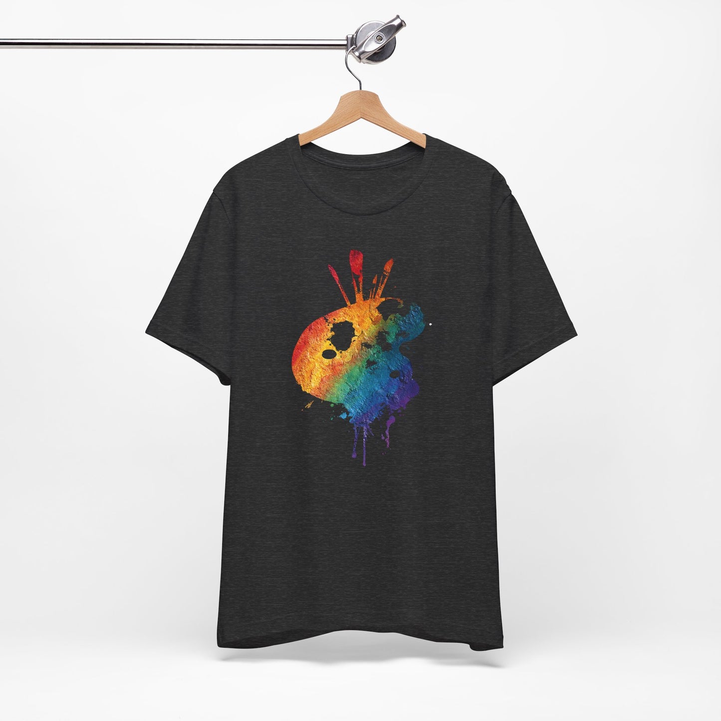 Watercolor Paint Palette T-Shirt — Rainbow Artist Tee