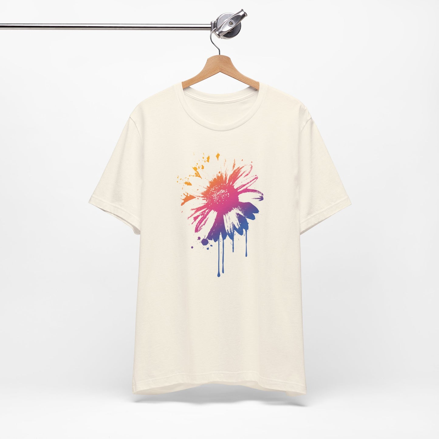 Paint-Splatter Daisy T-Shirt