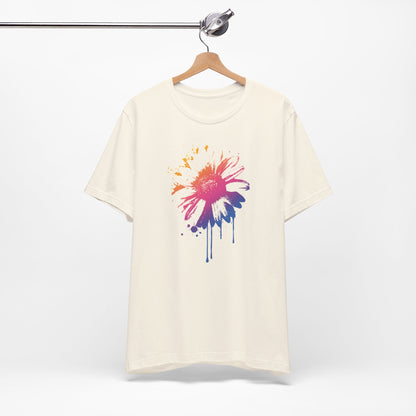 Paint-Splatter Daisy T-Shirt