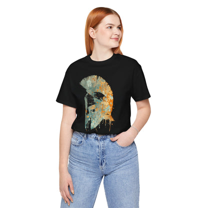 Spartan Helmet T‑Shirt — Rustic Warrior Graphic Tee