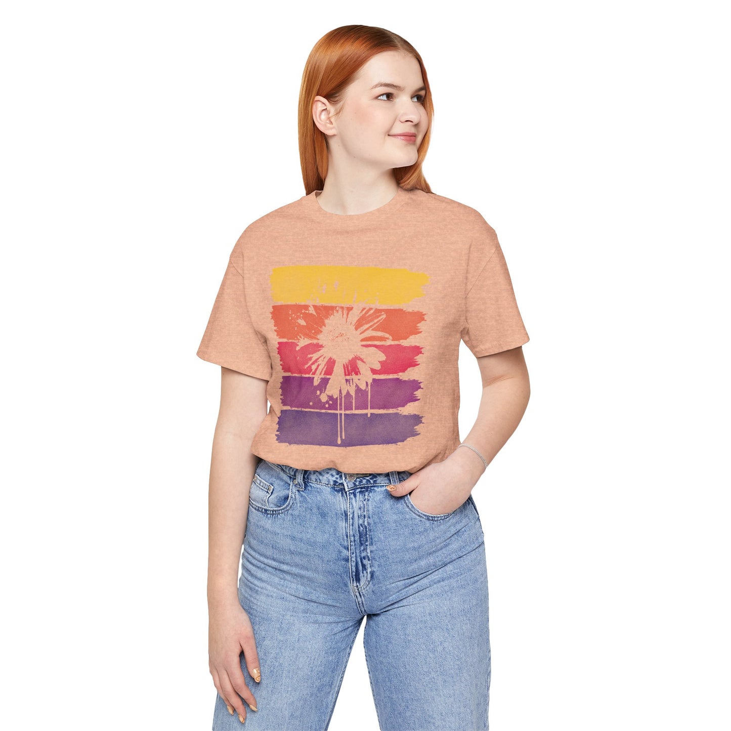 Paint-Splatter Daisy T-Shirt