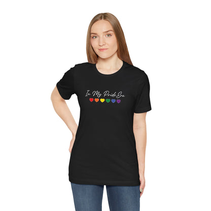 Pride Heart Tee — "In My Pride Era" Rainbow Hearts T-Shirt