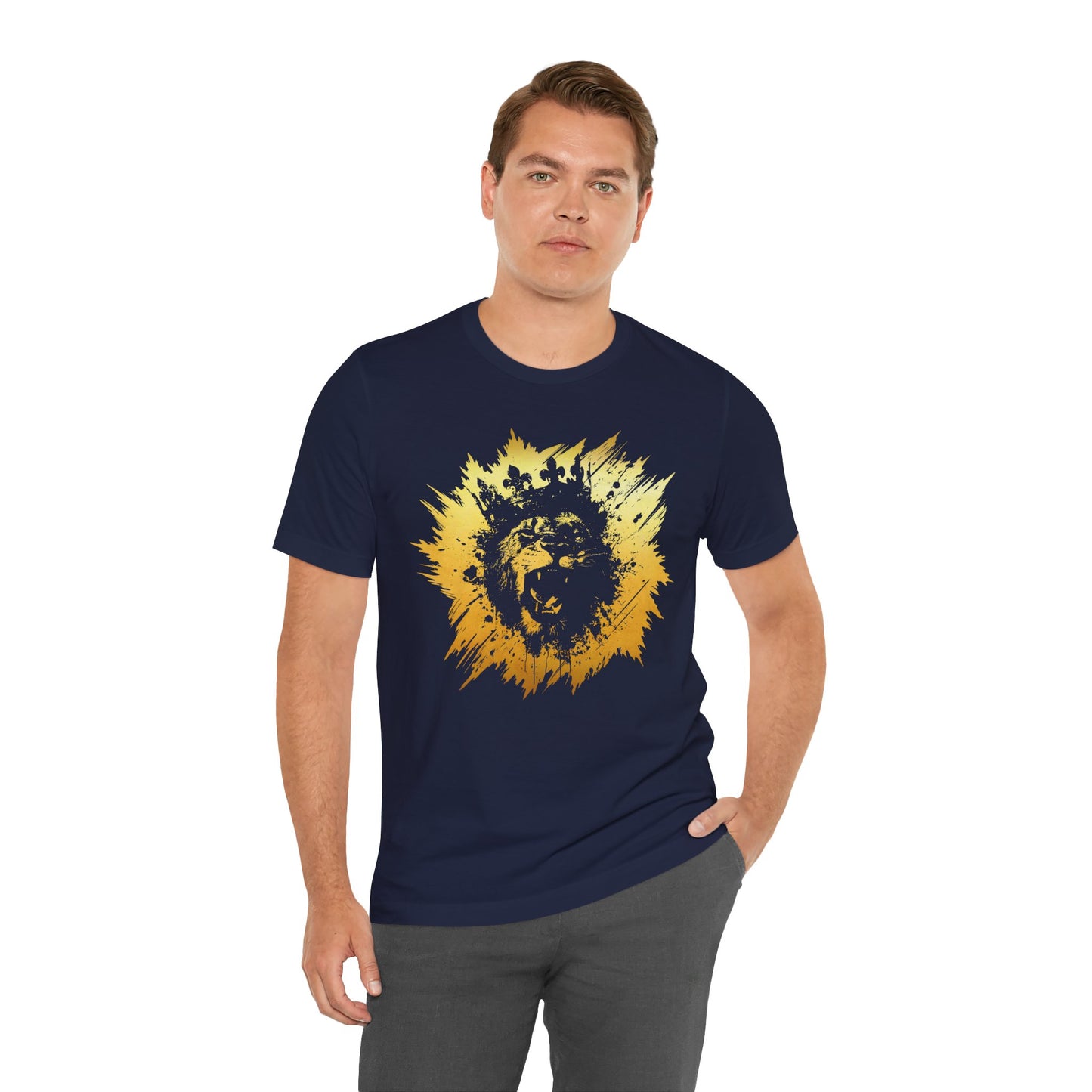 Golden King T-Shirt — Grunge King Graphic Tee