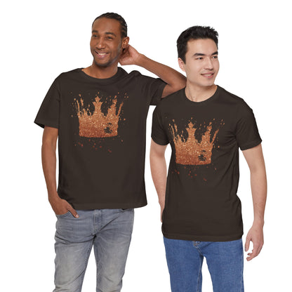 Golden Crown T-Shirt — Vintage Royalty Graphic Tee