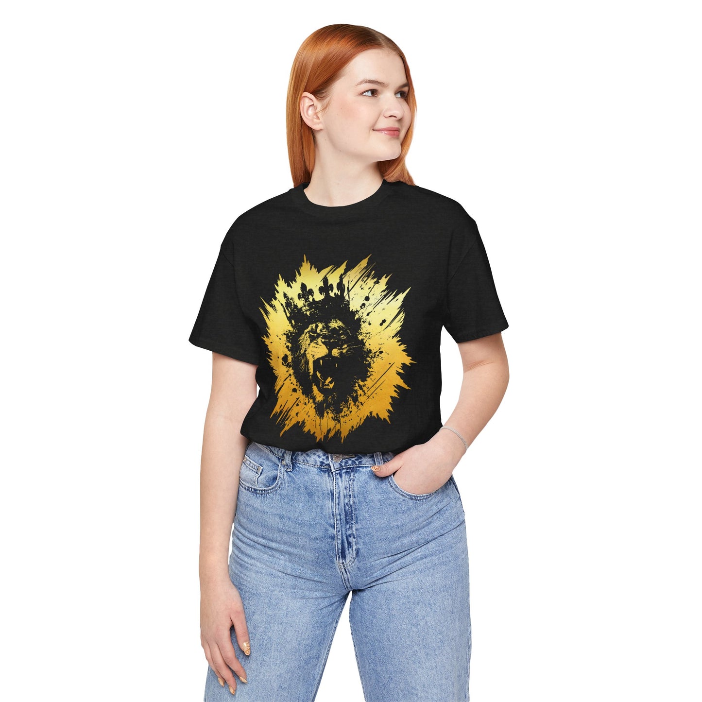 Golden King T-Shirt — Grunge King Graphic Tee