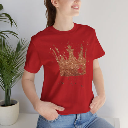 Golden Crown T-Shirt — Vintage Royalty Graphic Tee