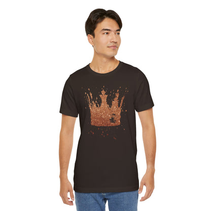 Golden Crown T-Shirt — Vintage Royalty Graphic Tee