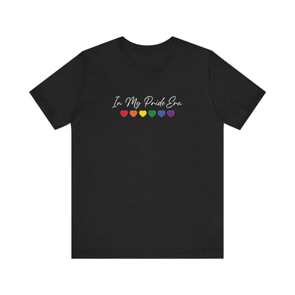 Pride Heart Tee — "In My Pride Era" Rainbow Hearts T-Shirt