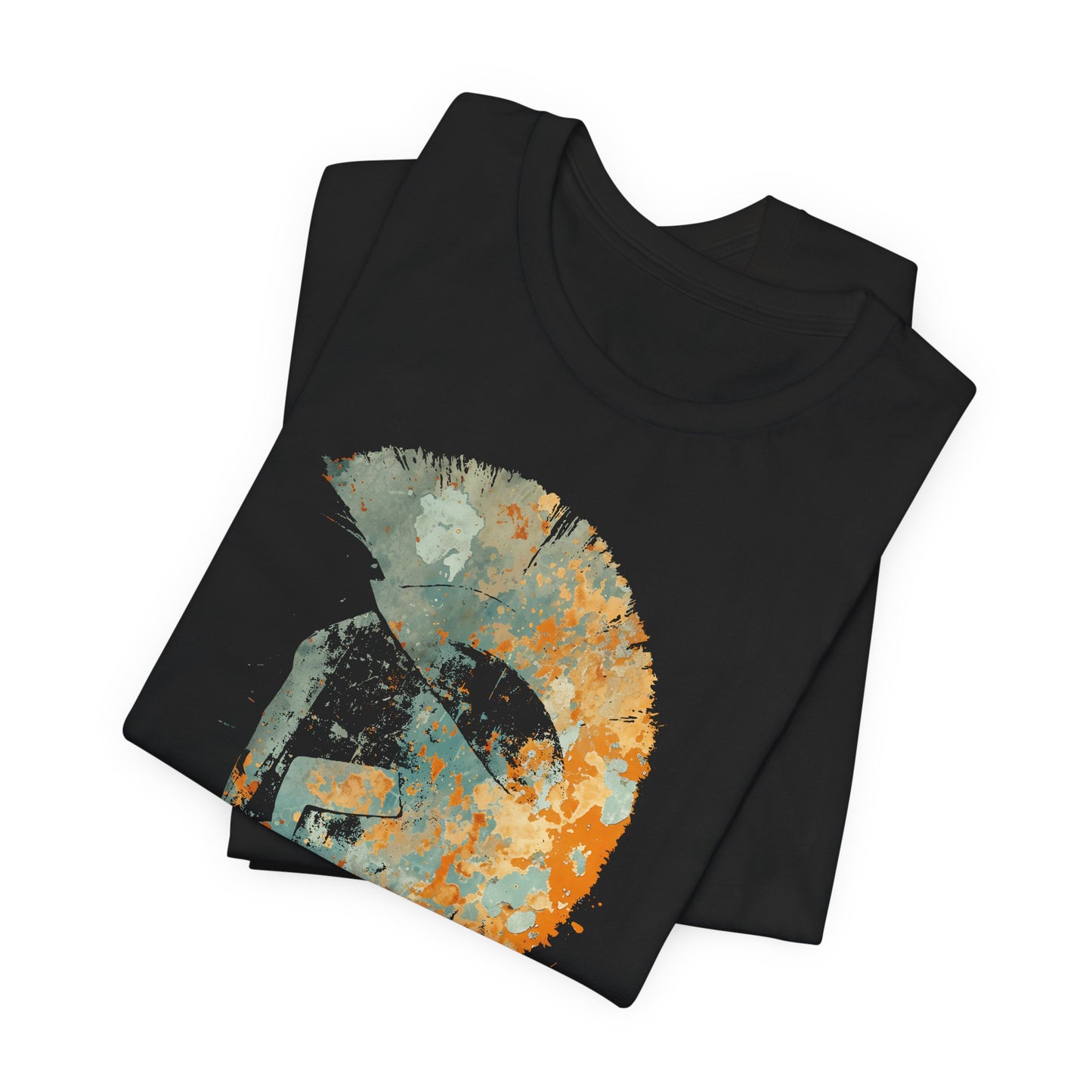 Spartan Helmet T‑Shirt — Rustic Warrior Graphic Tee