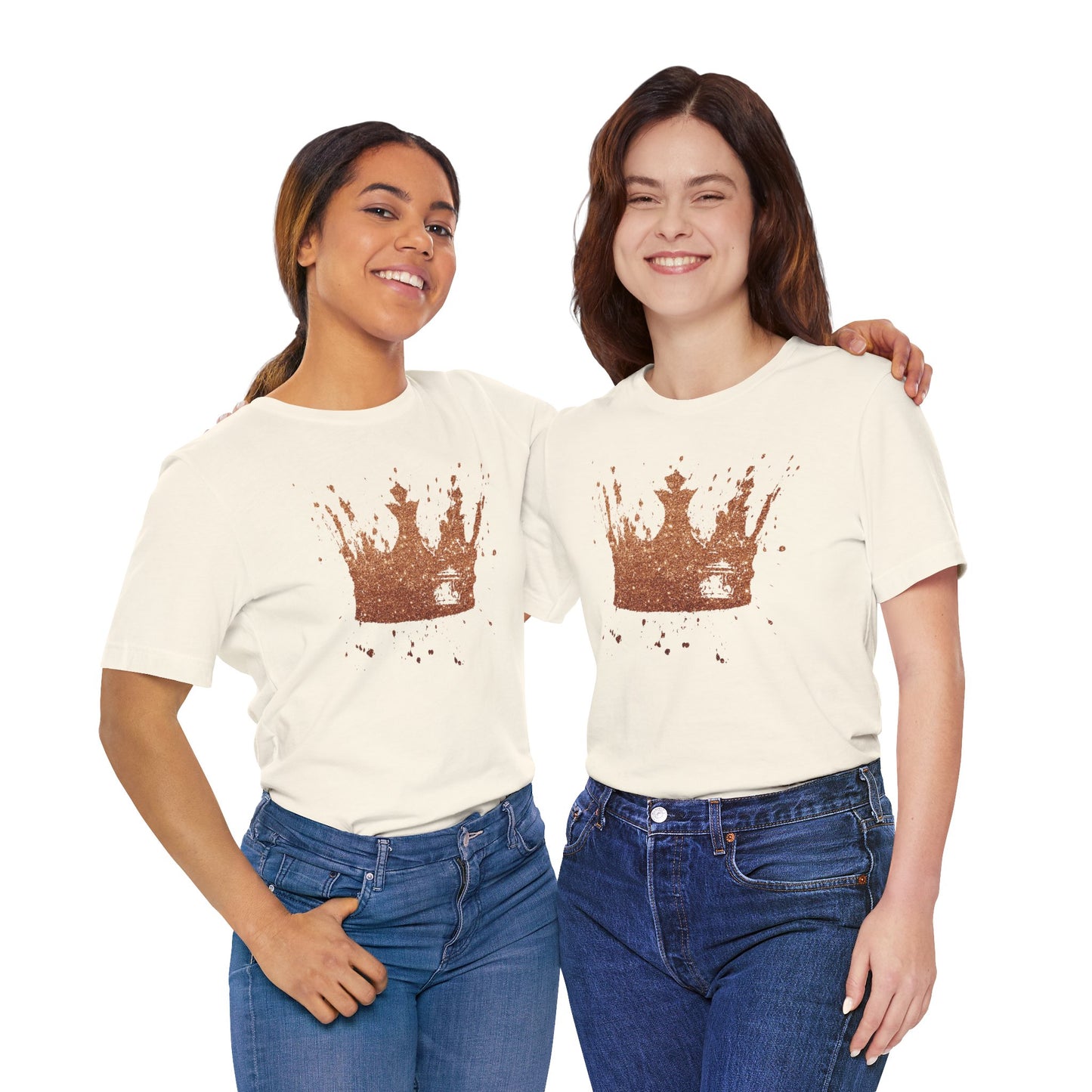 Golden Crown T-Shirt — Vintage Royalty Graphic Tee