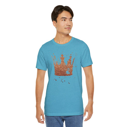 Golden Crown T-Shirt — Vintage Royalty Graphic Tee