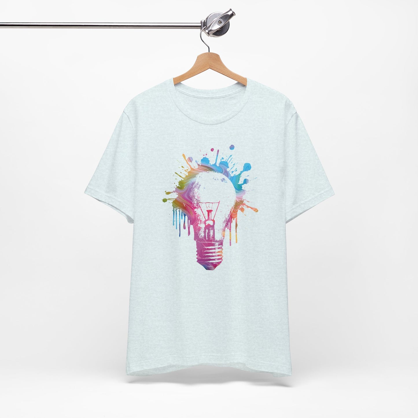 Creative Idea T-Shirt — Colorful Paint Splash Idea Tee